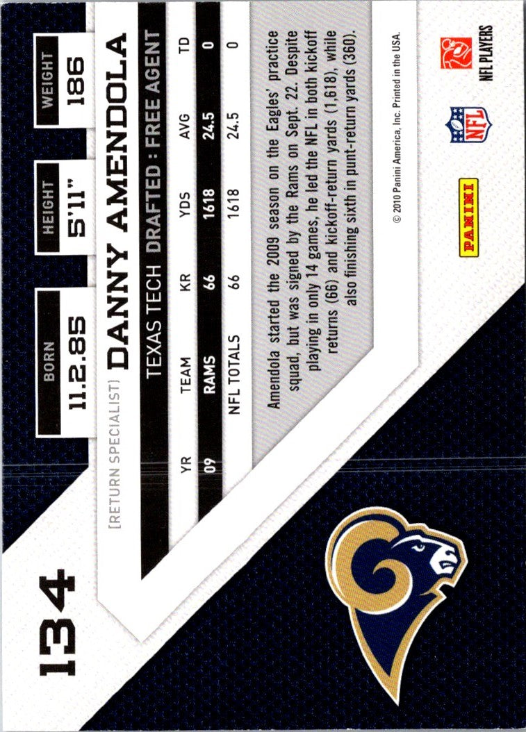 2010 Panini Danny Amendola