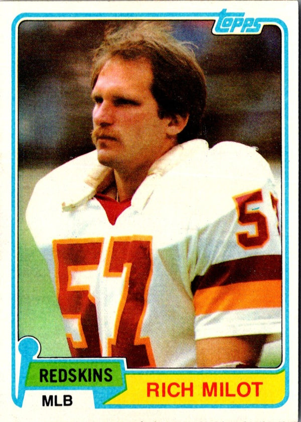 1981 Topps Rich Milot #321 Rookie NM-MT