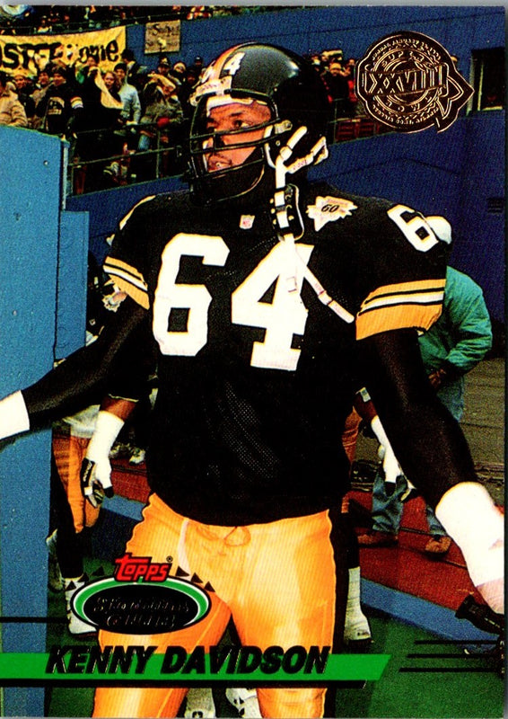 1993 Stadium Club Super Teams Bowl Kenny Davidson #456