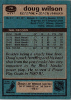 1982 O-Pee-Chee Doug Wilson #78