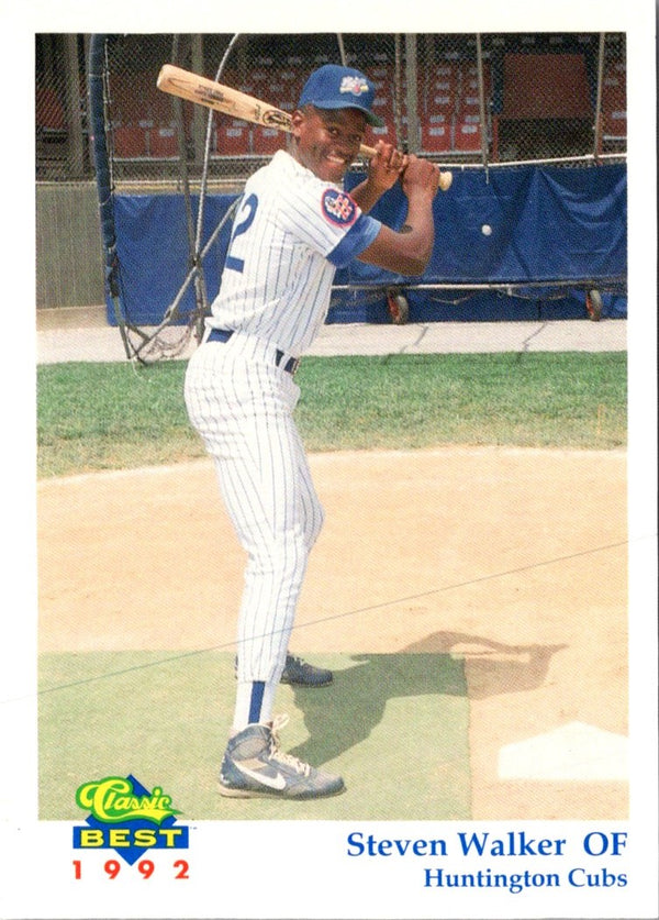 1992 Classic Best Huntington Cubs Steven Walker #18