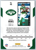 2021 Score Scorecard Denzel Mims #48