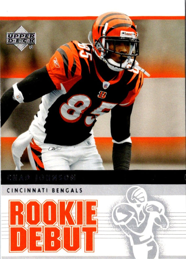 2005 Upper Deck Rookie Debut Chad Johnson #21