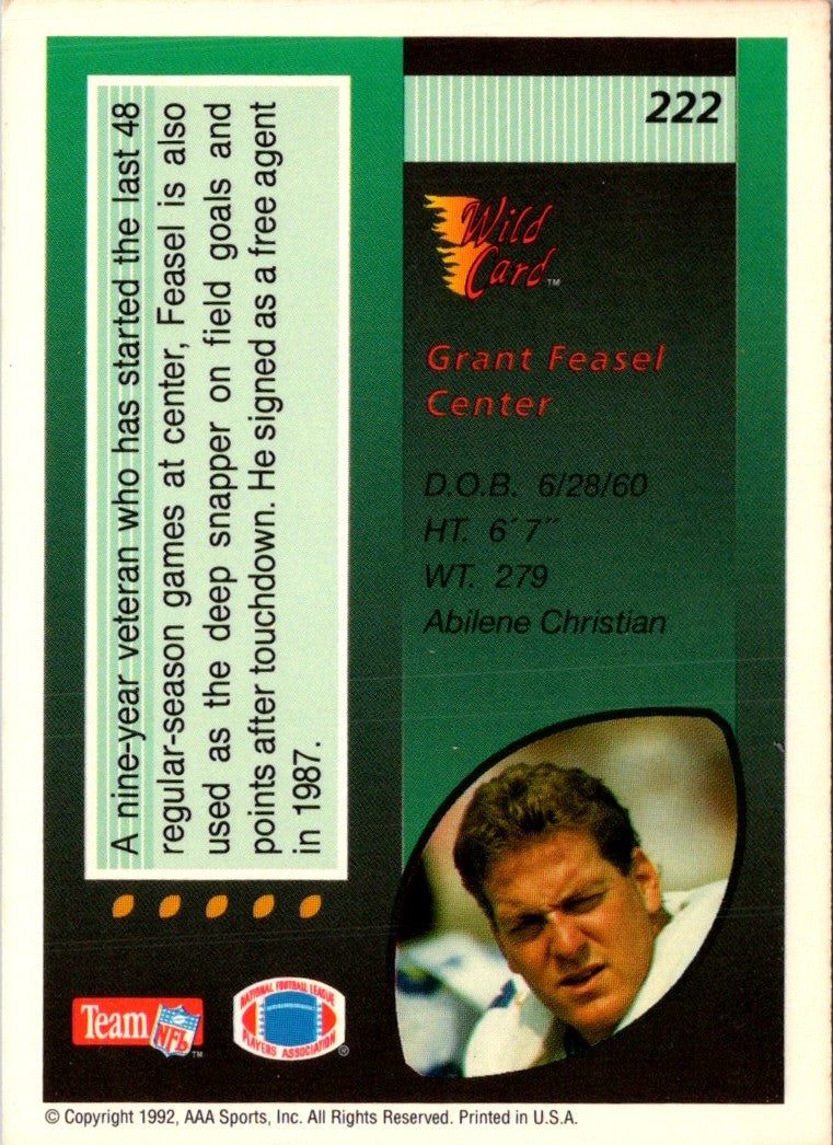 1992 Wild Card Grant Feasel