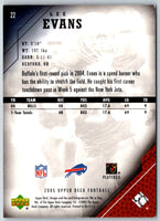 2005 Upper Deck Lee Evans #22