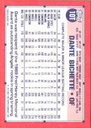 1991 Topps Traded Dante Bichette