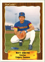 1990 ProCards Matt Sinatro #654