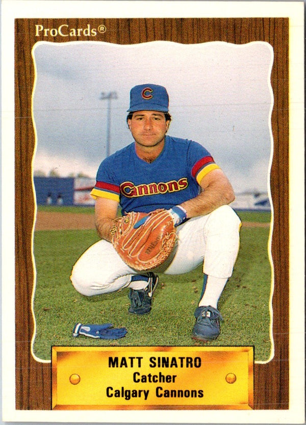 1990 ProCards Matt Sinatro #654