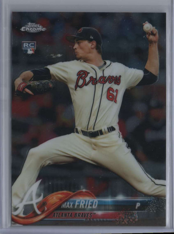 2018 Topps Chrome Max Fried #66 Rookie