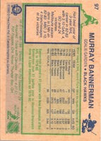 1983 O-Pee-Chee Murray Bannerman #97
