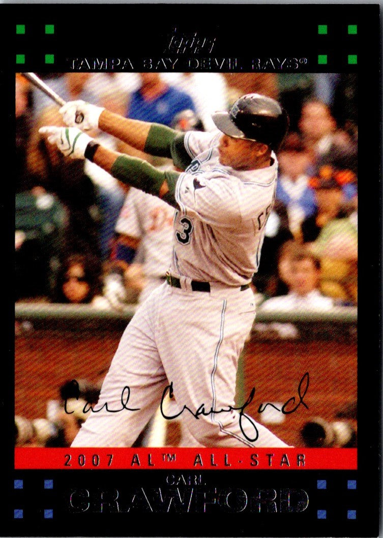 2007 Topps Updates & Highlights Carl Crawford