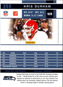 2011 Score Kris Durham