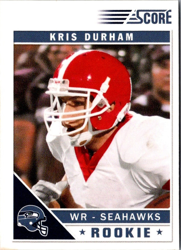 2011 Score Kris Durham #355 Rookie