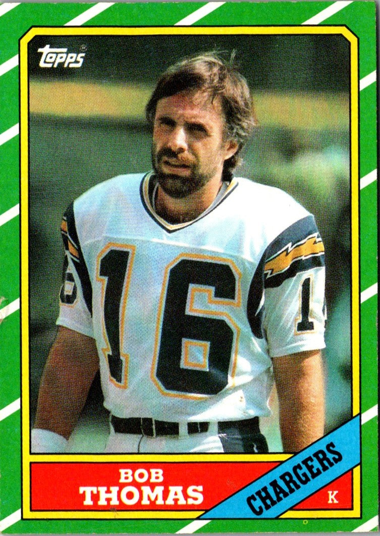 1986 Topps Bob Thomas