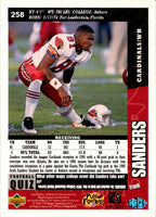 1996 Collector's Choice Frank Sanders #258