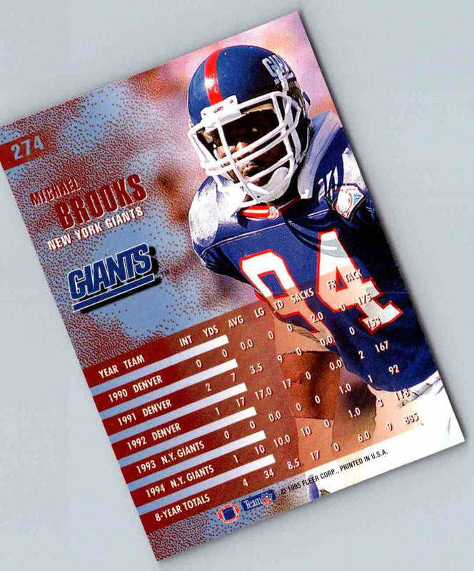 1995 Fleer Michael Brooks #274