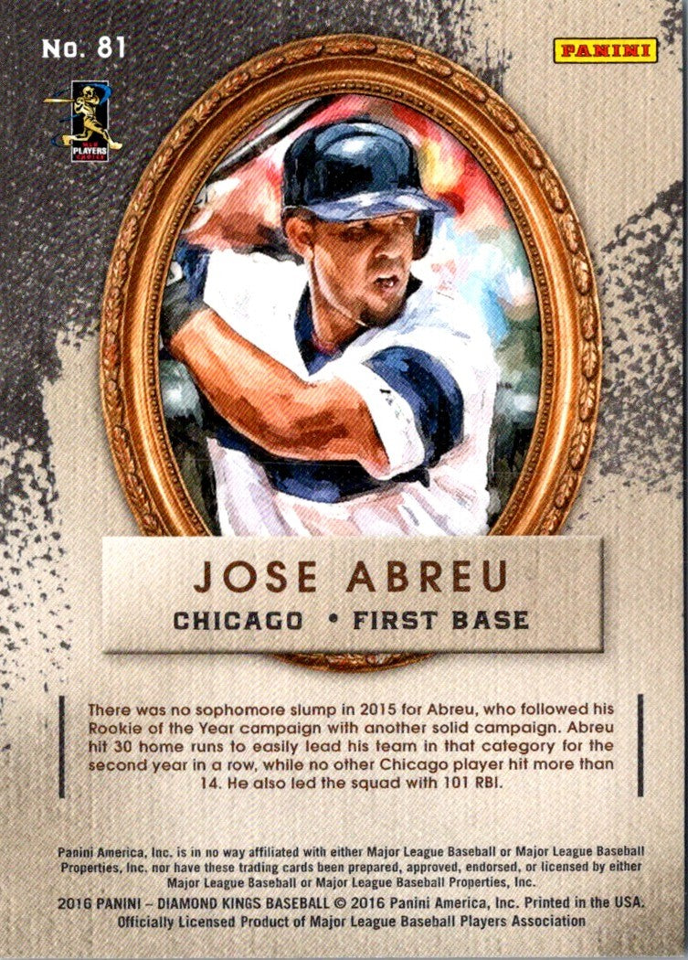 2016 Panini Diamond Kings Jose Abreu