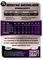 2017 SAGE HIT Montae Nicholson #75