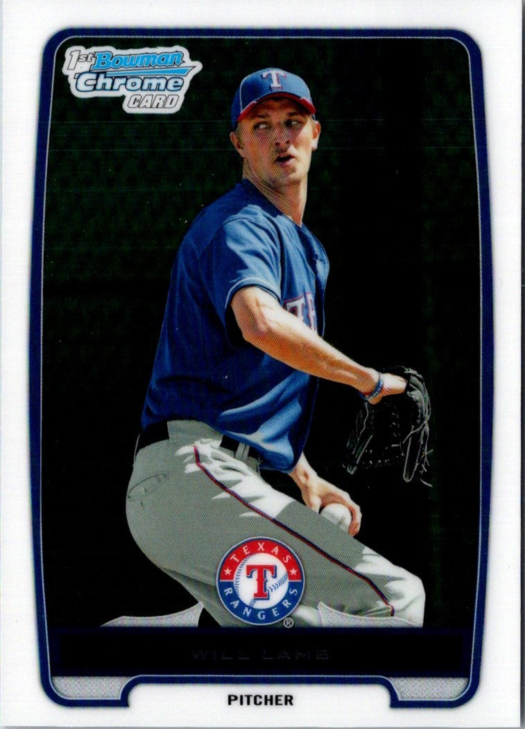 2012 Bowman Chrome Prospects Will Lamb