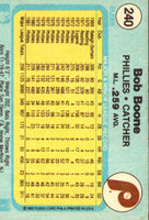 1982 Fleer Bob Boone #240