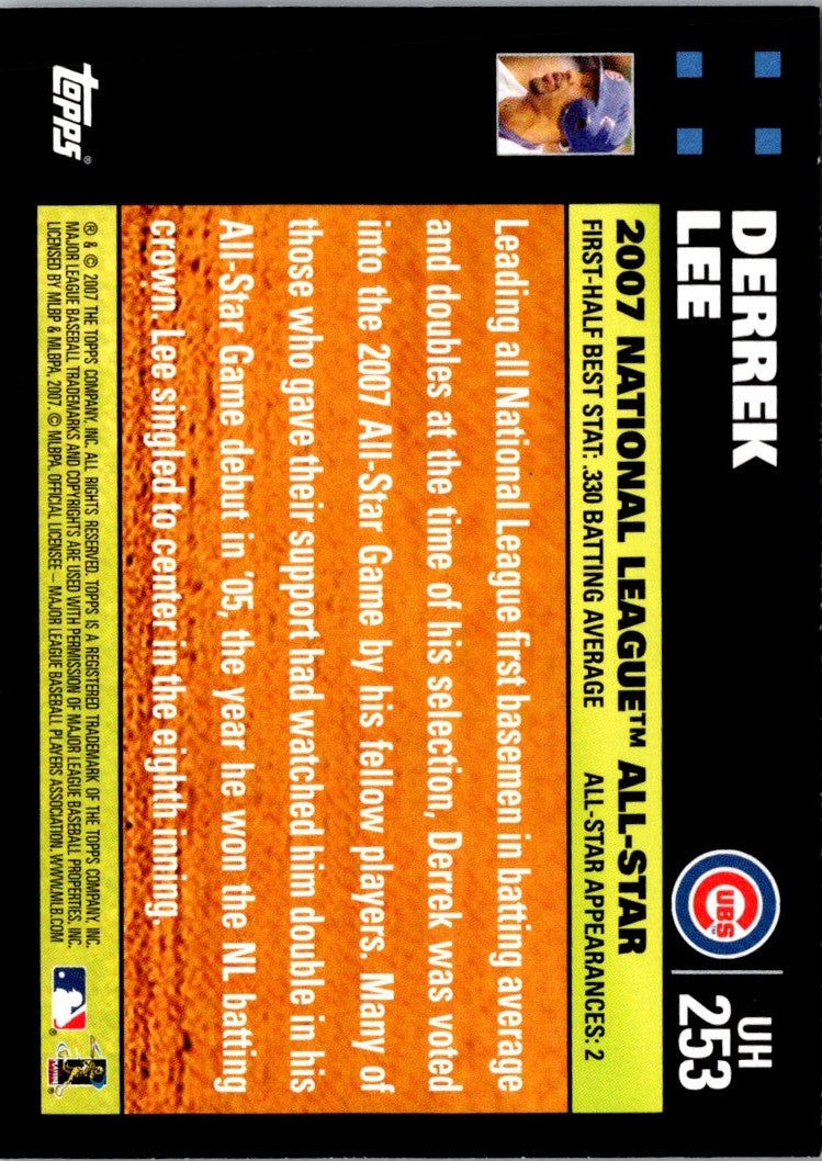 2007 Topps Updates & Highlights Derrek Lee