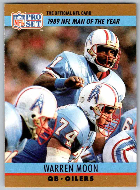 1990 Pro Set Warren Moon #4