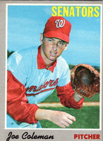 1970 Topps Joe Coleman #127 EX-MT+