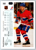 1990 Upper Deck Donald Dufresne #332 Rookie