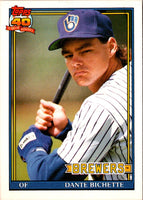 1991 Topps Traded Dante Bichette #10T