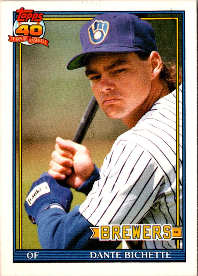 1991 Topps Traded Dante Bichette