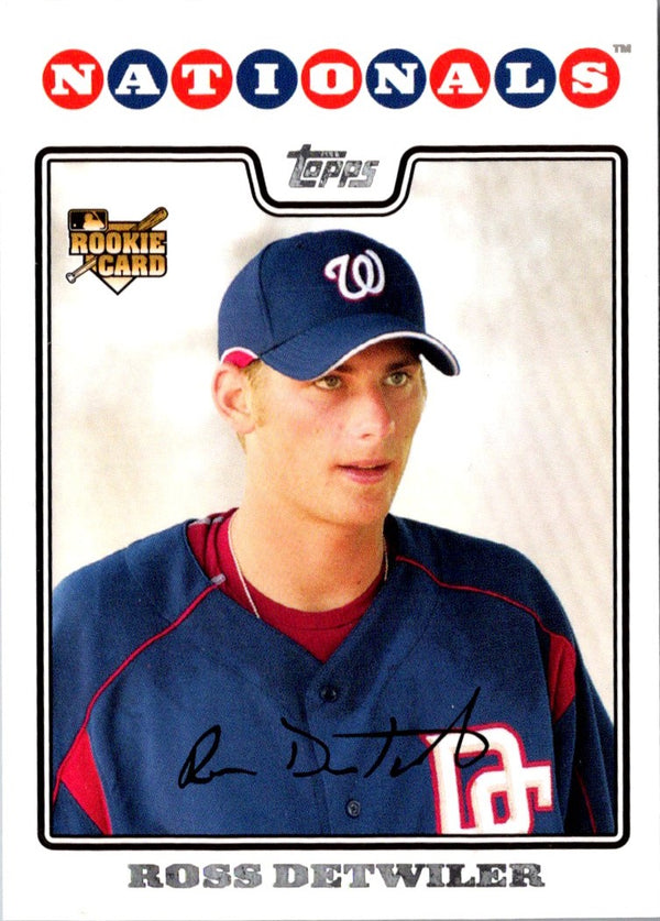 2008 Topps Ross Detwiler #92 Rookie