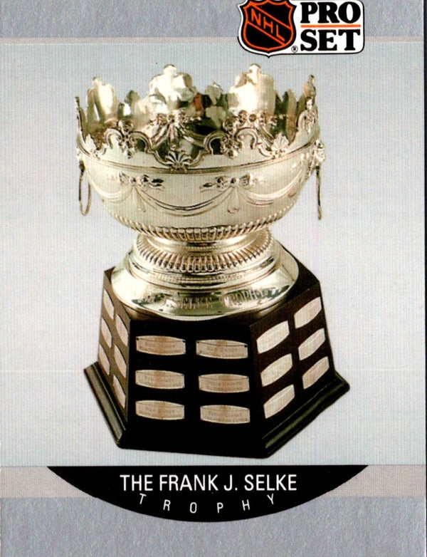 1990 Pro Set The Frank J. Selke Trophy #389