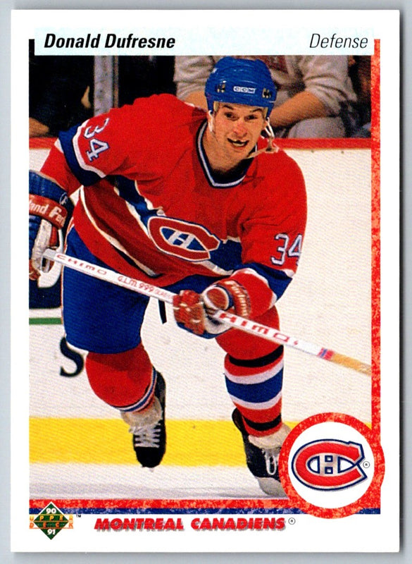 1990 Upper Deck Donald Dufresne #332 Rookie