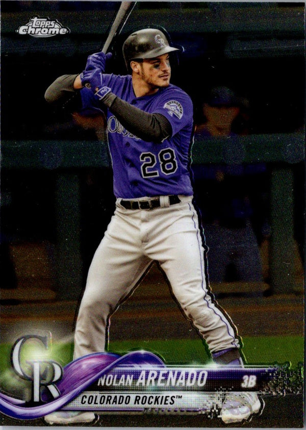 2018 Topps Chrome Nolan Arenado #163