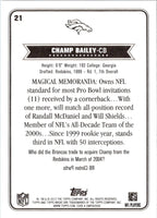 2012 Topps Magic Champ Bailey #21
