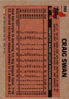 1983 Topps Craig Swan #292 EX