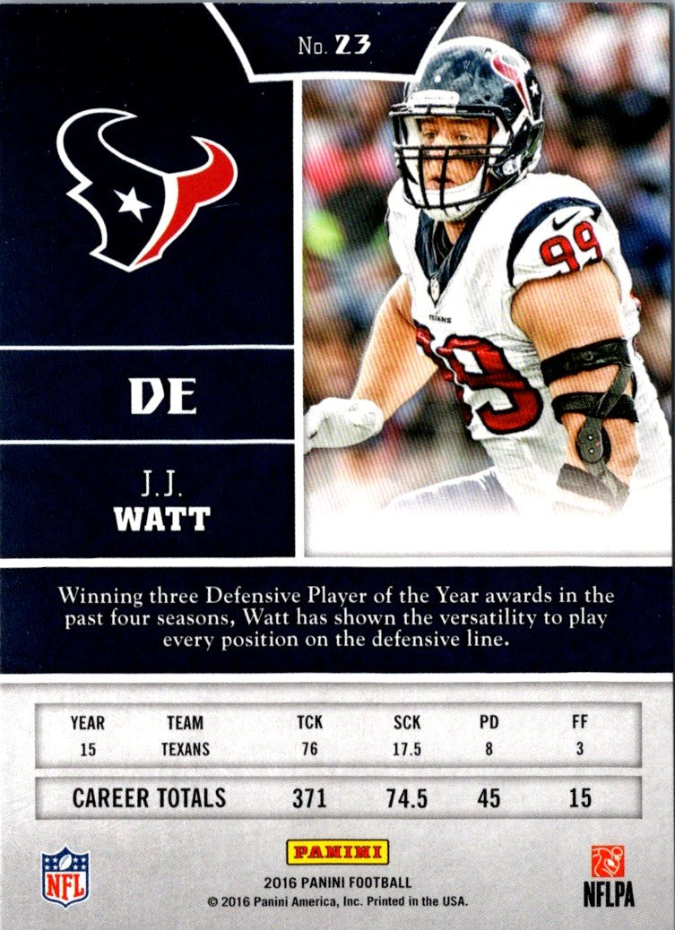 2016 Panini J.J. Watt