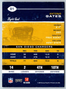 2007 Playoff Contenders Antonio Gates