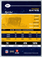 2007 Playoff Contenders Antonio Gates #81