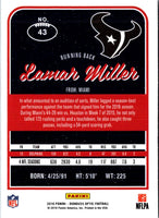 2016 Donruss Optic Lamar Miller #43