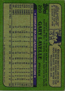 1982 Topps Gary Lavelle