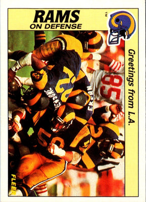 1988 Fleer Team Action Greetings from L.A. (Defense) #50