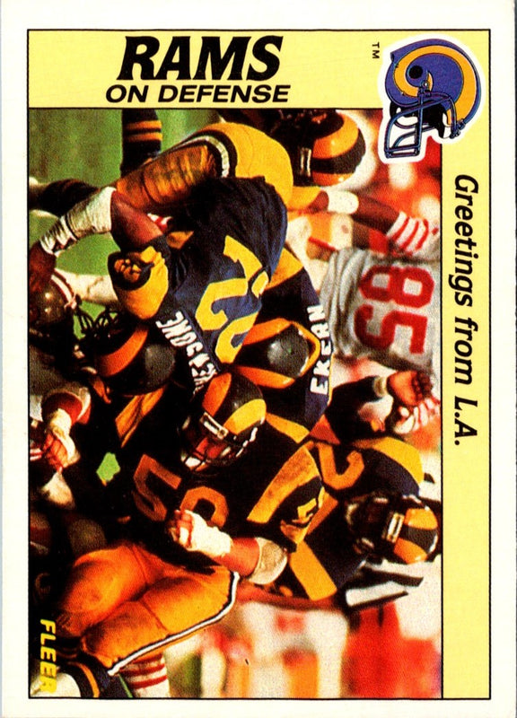 1988 Fleer Team Action Greetings from L.A. (Defense) #50