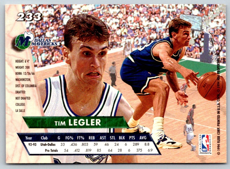 1993 Ultra Tim Legler