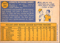 1970 Topps Ken Suarez #209 EX-MT+