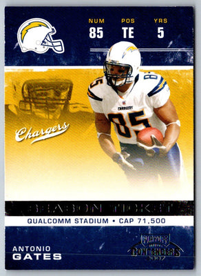 2007 Playoff Contenders Antonio Gates #81