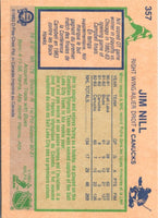 1983 O-Pee-Chee Jim Nill #357 Rookie