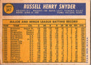 1970 Topps Russ Snyder