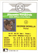 1990 CMC Phoenix Firebirds George Bonilla