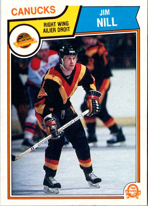 1983 O-Pee-Chee Jim Nill #357 Rookie